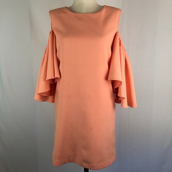 Blaque Label Shoulder Ruffle Cold Shoulder Dress - Picture 7 of 12